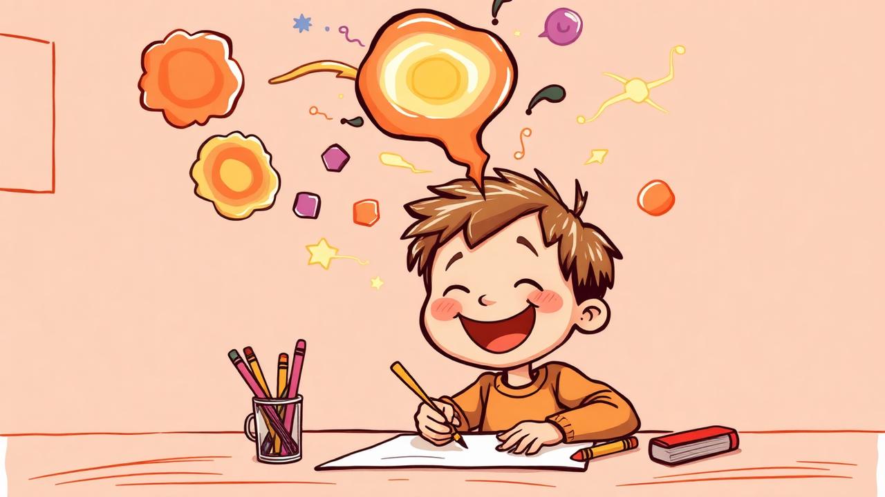 Friendly illustration for ADHD Printables