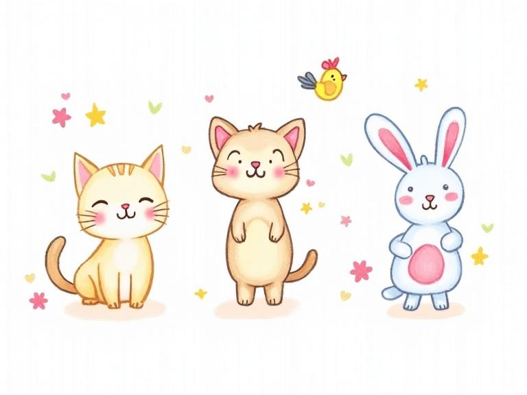 Cute Animal Doodles