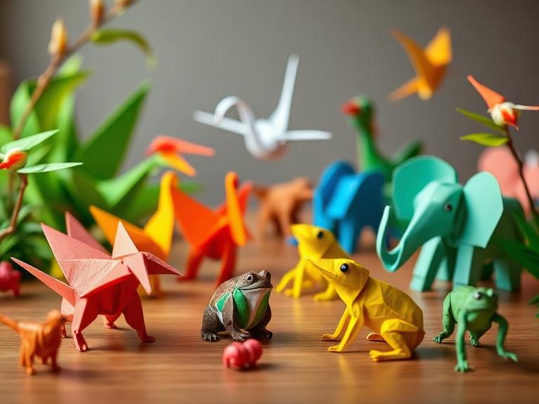 Origami Paper Zoo
