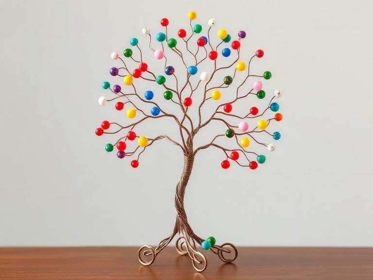 Wire & Bead Sculpture